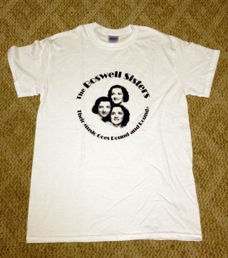 " The Boswell Sisters: Their Music Goes Round And Round " T - Shirt Size Medium