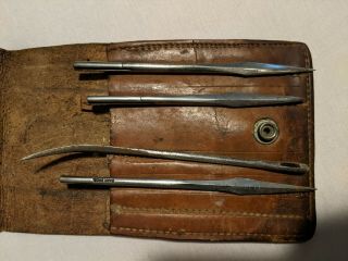 Antique Sail,  Leather,  Burlap Sack Needles