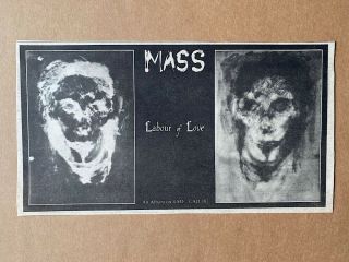 Mass Labour Of Love (4ad) Memorabilia Music Press Advert From 1981 - Pr
