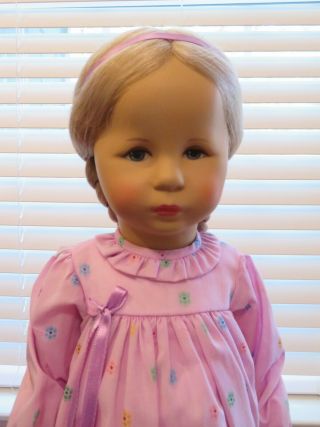 19 Inch Kathe Kruse Stoffpuppe Girl Doll From The Early 80 " S