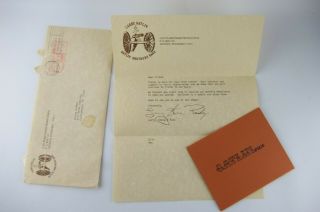 Vintage 1980 Larry Gatlin Brothers Fan Club Letter With Facsimile Signatures