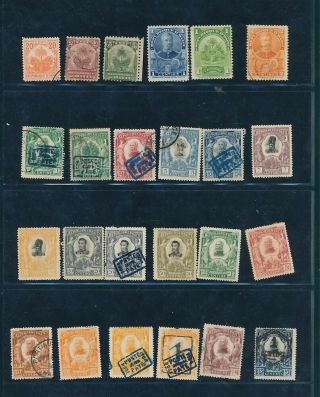 D162116 Haiti Selection Of Mh,  Vfu Stamps