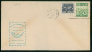 Mayfairstamps Habana 1952 February 8 Tobacco Farming Agriculture First Day Cover
