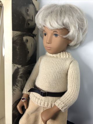 16” Vintage Sasha Doll 112 Blonde Sweater Platinum Blonde Girl W/ Tag Nib