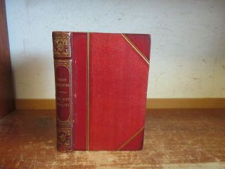 Old Humanity / Fidelity Leather Book 1821 Antique Story Morality Kings Soldiers