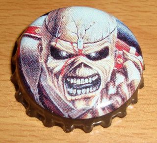 Iron Maiden Trooper Beer Ale 666 Bottle Top Cap