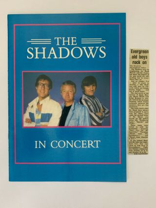 The Shadows In Concert Tour Programme
