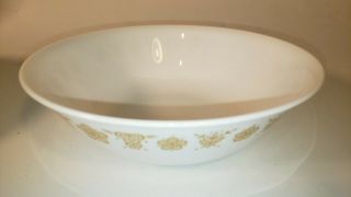 Vintage Corelle Gold Butterfly Serving Bowl Dish 8½ " Mid Century