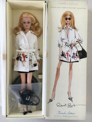 Trench Setter Silkstone Barbie Doll 2003 Gold Label B3442 Rare
