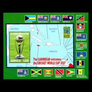 Jamaica 2007 - Icc Cricket World Cup,  West Indies - Sc 1067 Mnh