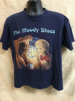 Vtg 90s The Moody Blues 1996 Summer Tour T Shirt Band Music Concert Usa Canada