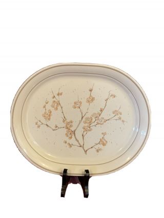 Vintage Corning Corelle Cornerstone China Blossom 12 " Oval Serving Platter U