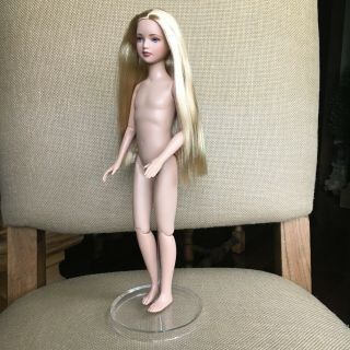 Tonner Blonde Classic Alice In Wonderland Nude 2006 Doll W/stand,  Hairband