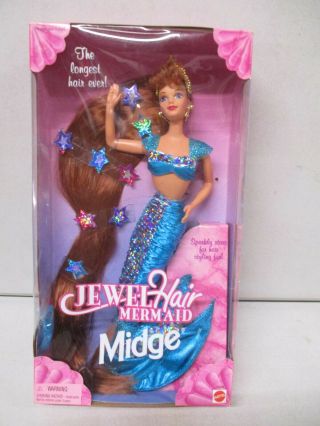 1995 Barbie Jewel Hair Mermaid Midge