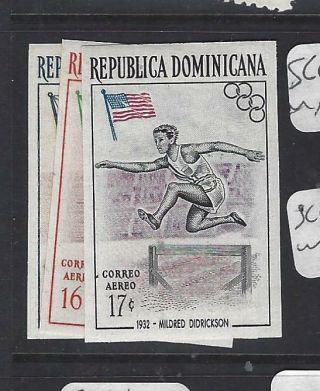 Dominican Republic (pp1601bb) Sc C97 - 9 Imperf Mnh