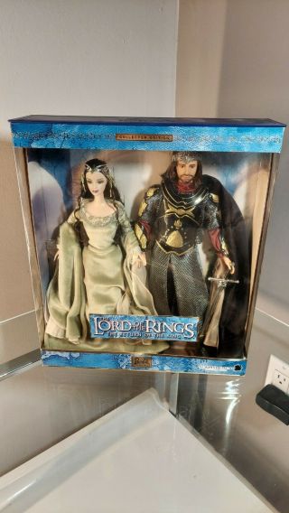 Lord Of The Rings Return Of The King Arwen & Aragorn Barbie/ken Dolls 2003