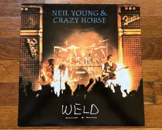 Neil Young & Crazy Horse Weld Rare Promo 12 X 12 Double Sided Poster Flat 