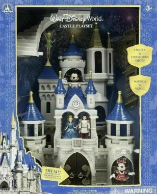 Walt Disney World Cinderella Castle Play Set Fireworks & Lightss
