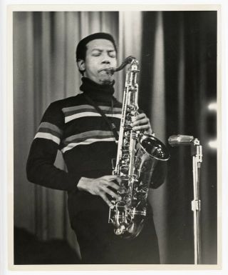 Billy Harper Jazz Saxophone Howard University Circa 1972 Vintage Photo