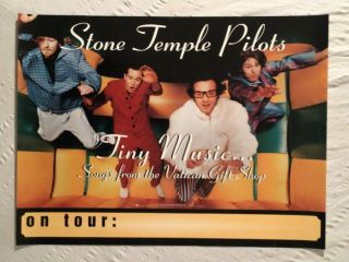 Stone Temple Pilots 1996 Promo Poster Tiny Music Songs From The Vatican Gift Stp