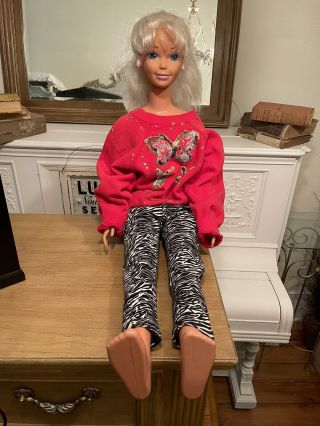 1992 Mattel 37 " Tall Barbie Doll