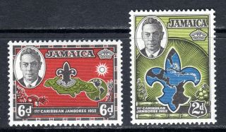 Jamaica 1952 Scouts Sg151 - 52 Lmm