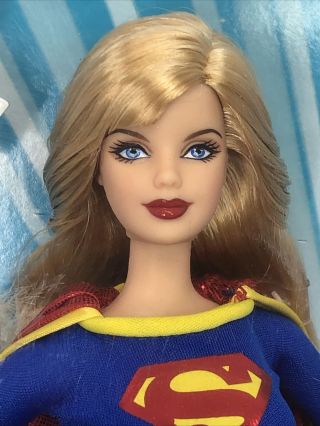 12” Mattel Barbie Doll Supergirl Silver Label Superman 2008 DC Comics NRFB 3
