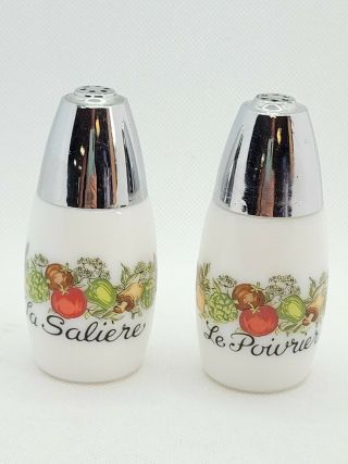 Vintage Corning Ware Spice Of Life Salt And Pepper Shakers