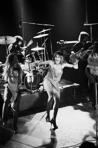 American Singer Tina Turner Dancing On Stage In Paris 1984 Old Music Photo
