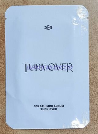 Sf9 Sf 9 Turn Over Pop - Up Store Official Goods Photocard Trading Card