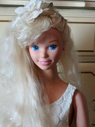 Mattel 36  Barbie Doll My Size Blonde Hair Blue Eyes.