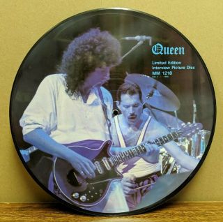 Queen Boot Lp Uk 1986 Limited Edition Interview Pic Disc Orlake Records Mm - 1218