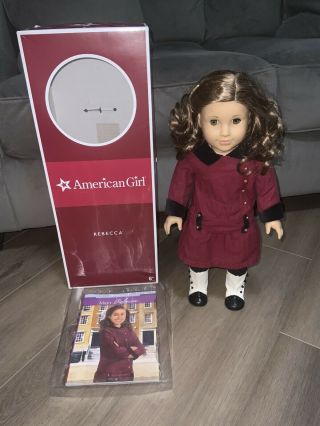 American Girl Doll Rebecca Rubin 18” Retired Outfit With Book And Box