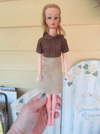 Vintage 1960s Uneeda Wendy Doll Barbie Clone “u” 11 1/2” Tall Doll Tlc