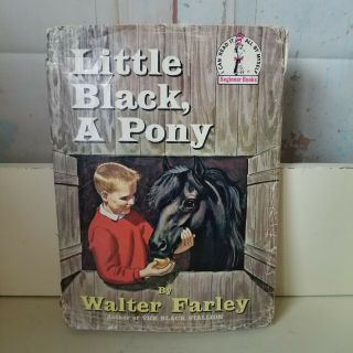 Vintage Little Black,  A Pony Walter Farley First Edition Dust Jacket