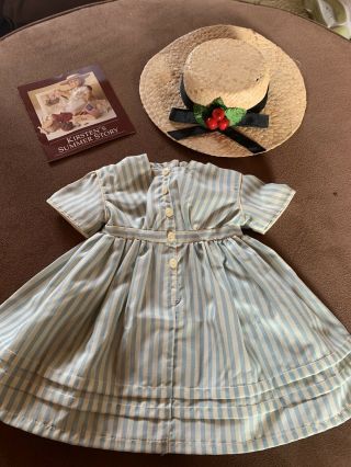 Pleasant Company Kirsten Summer Story American Girl Fishing Outfit Dress & Hat