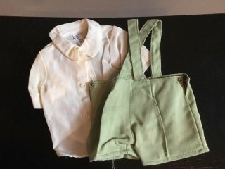 Doll Terri Lee Clothing Jerri Lee Green Suspended Shorts And Shirt 1950 