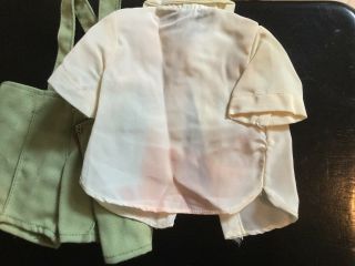 Doll Terri Lee Clothing Jerri Lee Green suspended Shorts and Shirt 1950 ' s 2