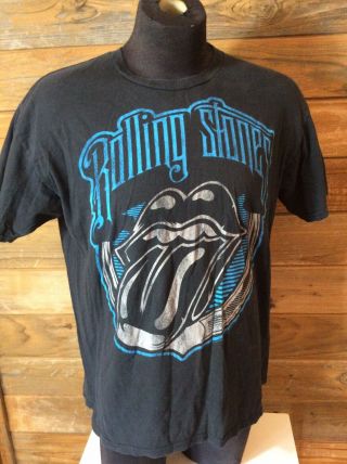 Rolling Stones Tongue Logo T - Shirt By Bravado Athletic Fit Large