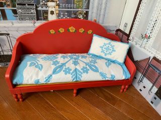 American Girl Nanea Tropical Bed And Hawaiian Quilt,  Euc