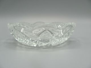 US Glass Berry Bowl Pennsylvania 15048 Diamond Point Arches Zipper circa 1897 2