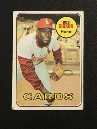 Owner - 1969 Topps Bob Gibson St.  Louis Cardinals 200 Baseball Card