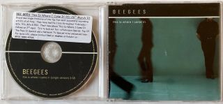 Bee Gees This Is Where I Came In 2001 Uk 1 Track Promo Cd