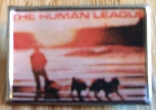 Vintage The Human League Pin Badge 70s 80s Wave