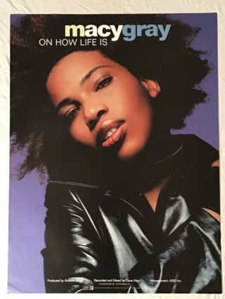 Macy Gray 2000 Promo Poster On How Life Is