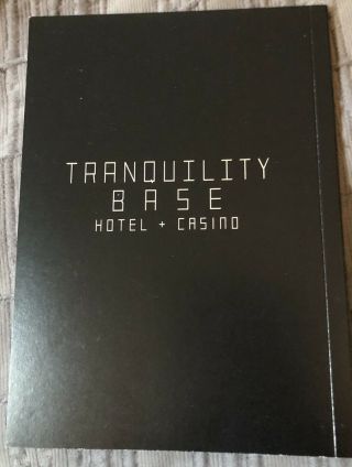 Arctic Monkeys Alex Turner Book Promo Tranquility Base Hotel & Casino 2018