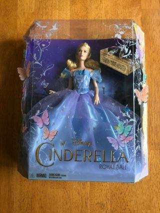 2014 Mattel Disney Barbie Cinderella Royal Ball Doll - Nib