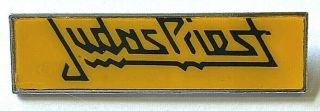 Judas Priest - Logo - Old Og Vtg 70/80`s Metal Pin Badge Heavy Metal Nwobhm