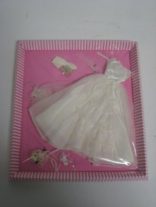 1963 Mattel Barbie Brides Dream Wedding 943 Outfit Nm Complete Loose P66
