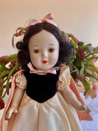 Rare 1939 1940 Madame Alexander Snow White Composition 13 " Doll
